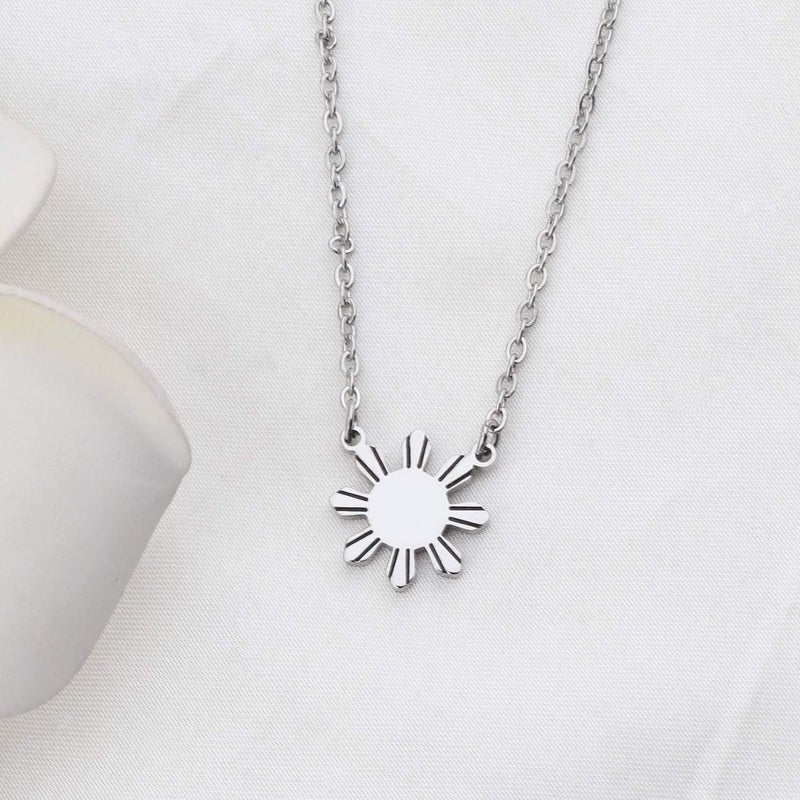 MYOSPARK Philippines Sun Necklace - Star Necklace Philippine Pride Jewelry Gift For Filipino - Image 2